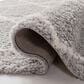 Safavieh Parma Shag PMA515G 3" Square Grey and Cream Area Rug, , large