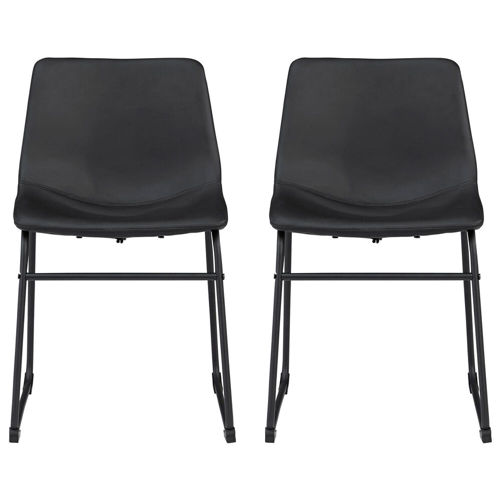 Signature Design by Ashley Centiar Dining Side Chair in Black (Set of 2) Shop NFM