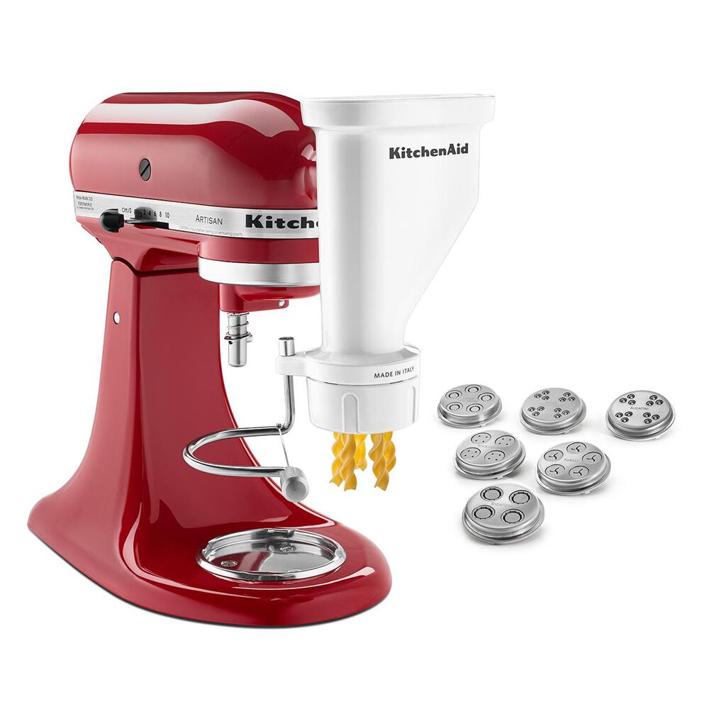 KitchenAid Gourmet Pasta Press Set in White, , large