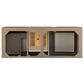 James Martin Vanities Portland 60" Double Bathroom Vanity in Whitewashed Walnut with Single Hole 3 cm White Zeus Quartz Top and Rectangular Sinks, , large