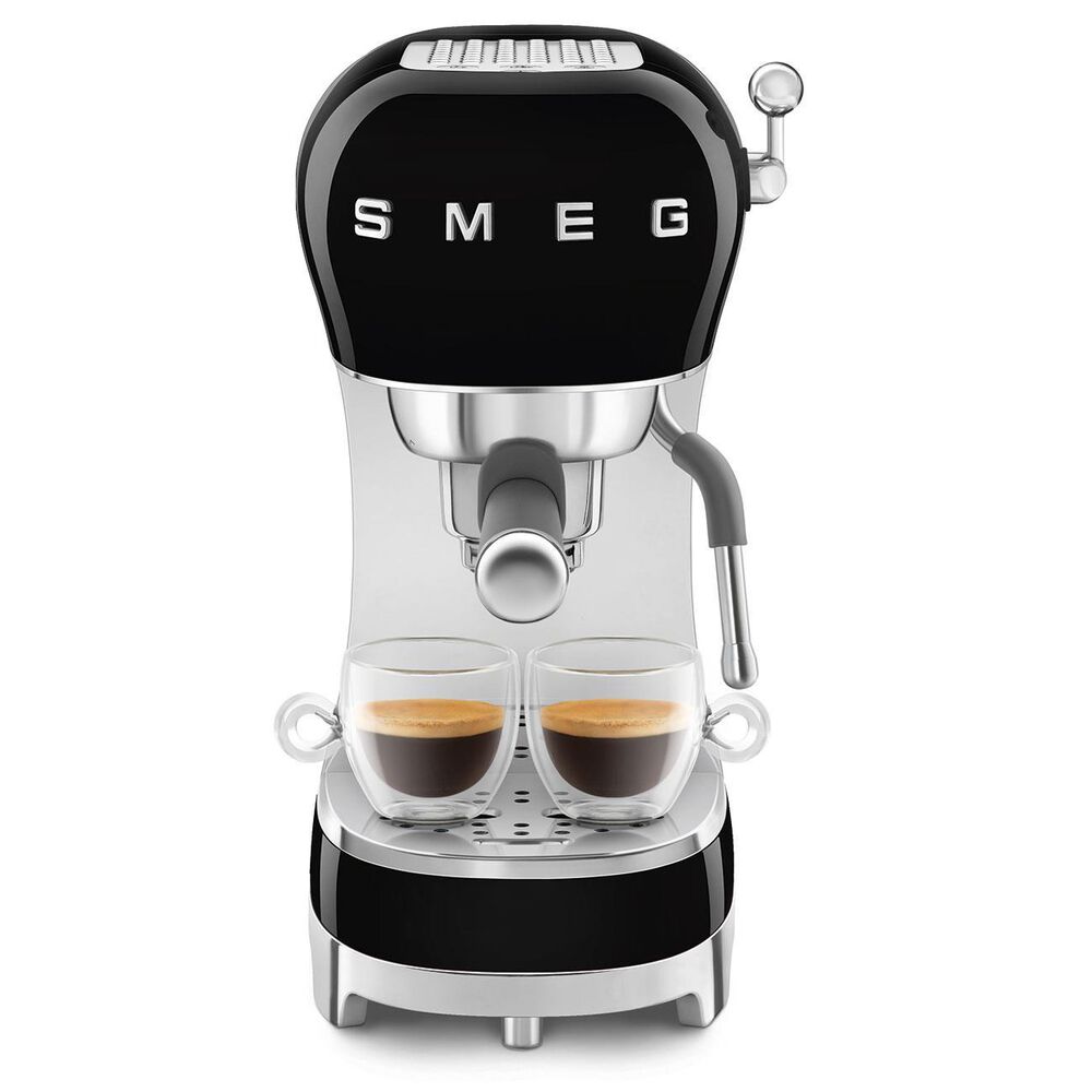 Smeg Espresso Manual Coffee Machine in Black, , large