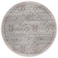 Dalyn Rug Company Marbella 8" Round Silver Area Rug, , large
