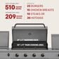 Tytus Fresno 5-Burner LP/NG Convertible Grill in Gunmetal Gray and Ash Stone, , large