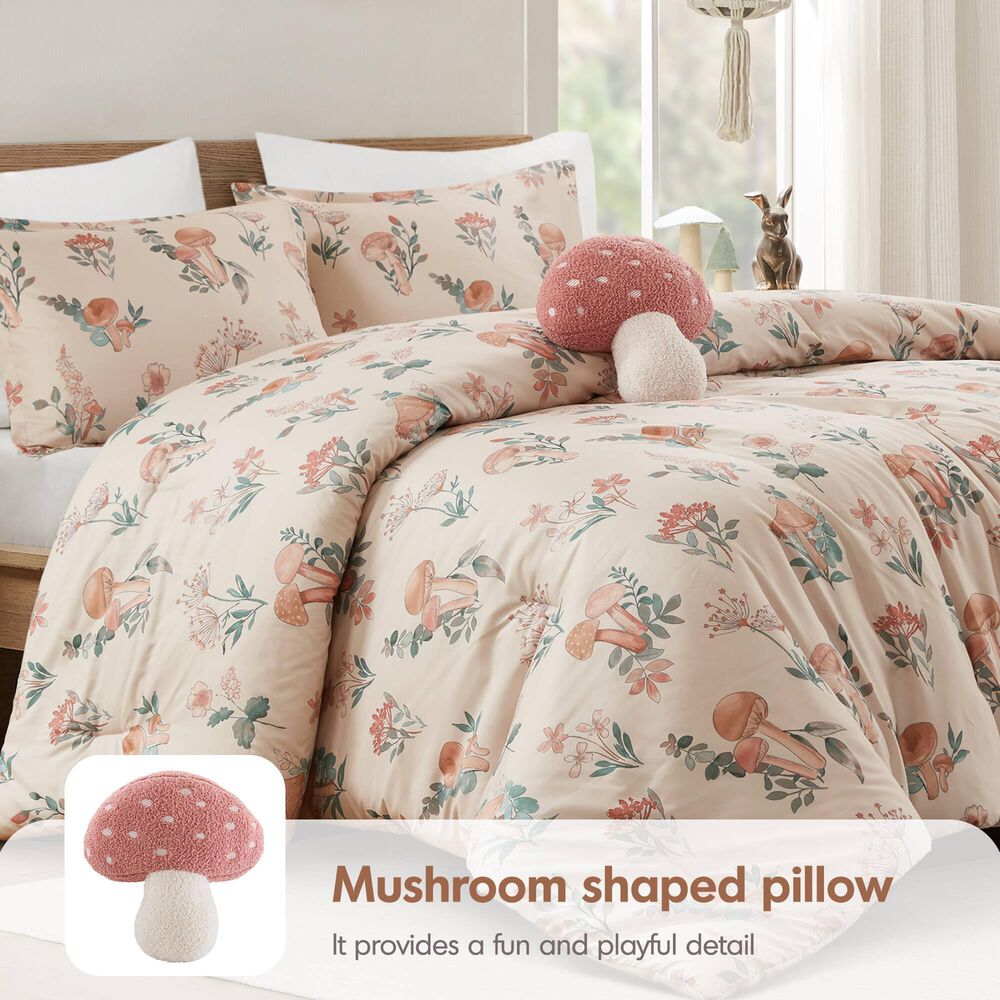 Hampton Park Gwen 4-Piece Full/Queen Comforter Set in Blush, , large