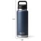 YETI Rambler 36 Oz Water Bottle with Chug Cap in Moon Dust, , large