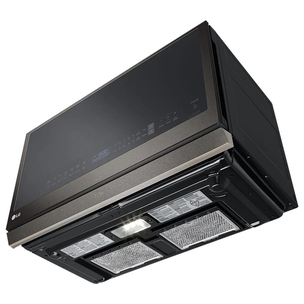 LG 2.1 Cu. Ft. Over-the-Range Microwave Oven with EasyClean in Black Stainless Steel, , large