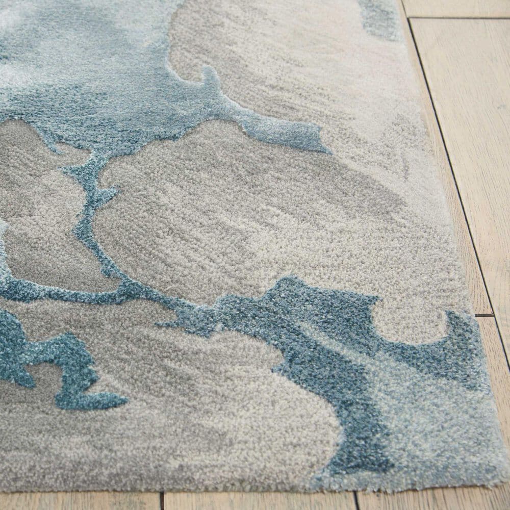 Nourison Prismatic PRS14 7&#39;9&quot; x 9&#39;9&quot; Grey and Slate Area Rug, , large
