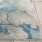 Nourison Prismatic PRS14 7"9" x 9"9" Grey and Slate Area Rug, , large