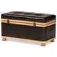 Baxton Studio Gendry Storage Ottoman in Dark Brown, , large