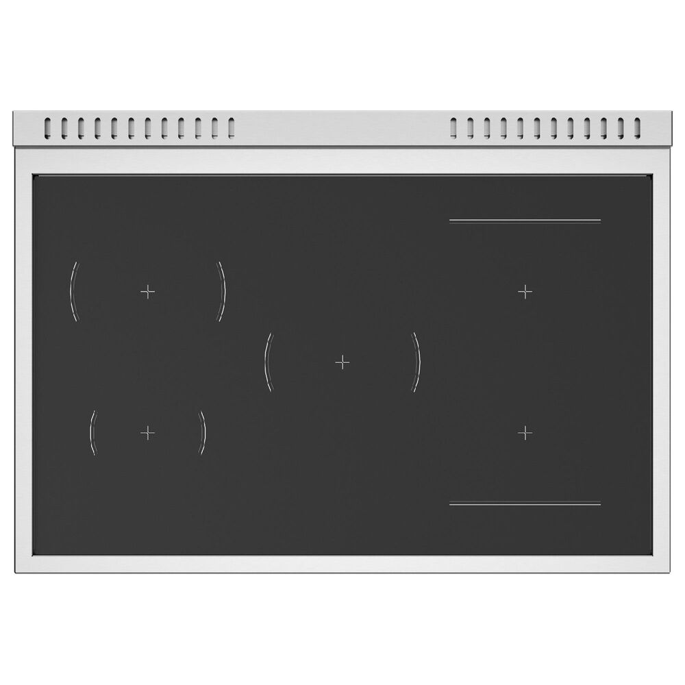 Bertazzoni Heritage 5.7 Cu. Ft. Freestanding Dual Fuel Range in Avorio, , large