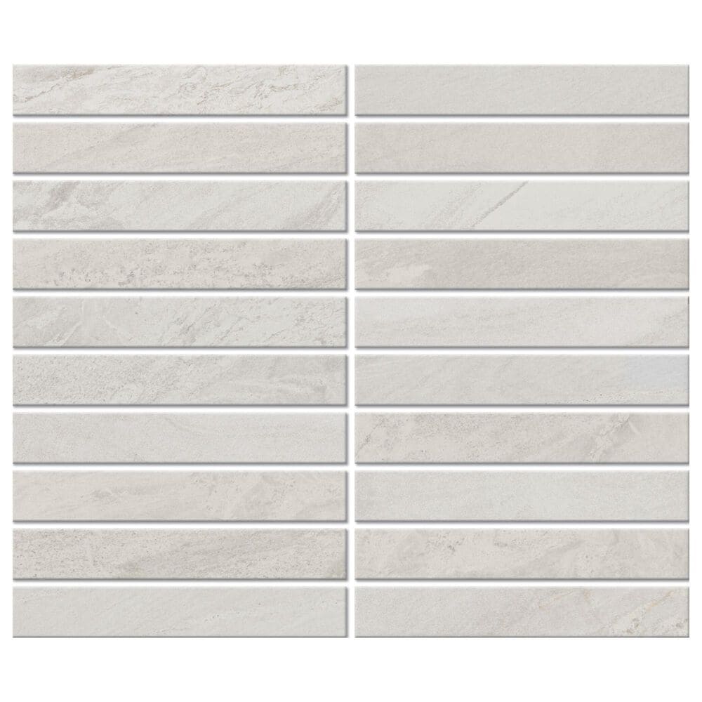 Dal-Tile Bryne Coastline 1" x 6" on 10" x 12" Ceramic Mosaic Sheet, , large