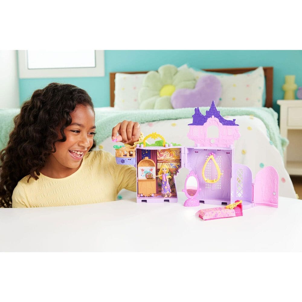 Disney Princess Disney Princess Rapunzel's Castle Stackable Dollhouse in Multicolor, , large