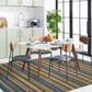 Safavieh Montauk 8" x 10" Blue and Orange Area Rug, , large