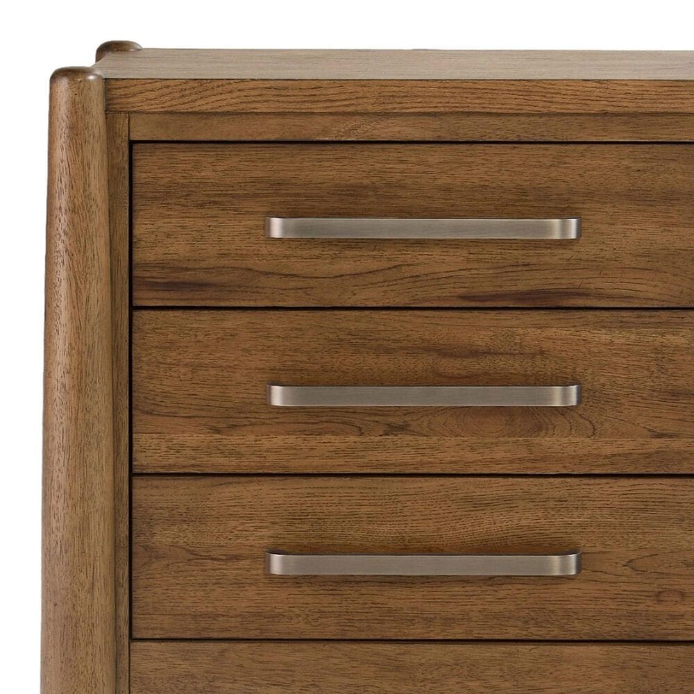 Riverside Furniture Henderson 3 Drawer Nightstand in Toasted Pecan, , large
