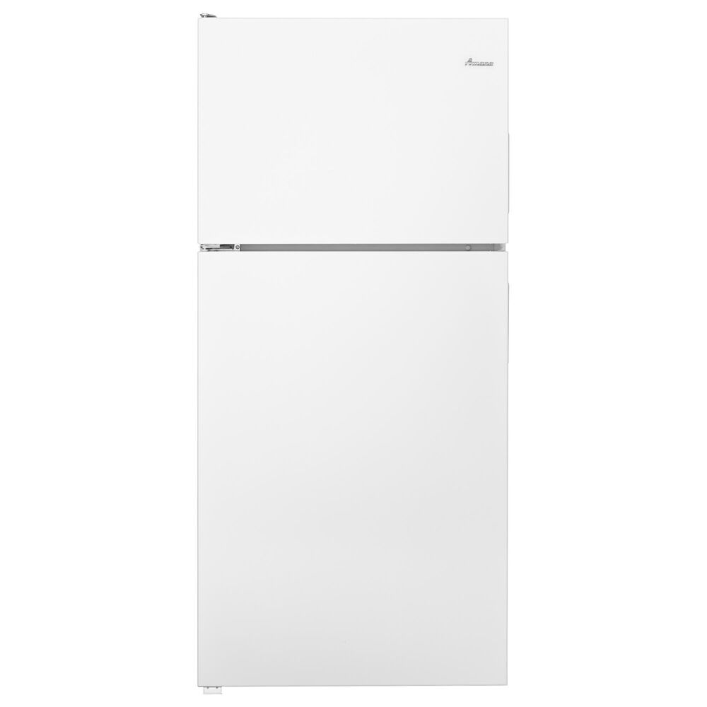 Amana 18.15 Cu. Ft. Top Freezer Refrigerator with Glass Shelves in White, , large