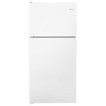 Amana 18.15 Cu. Ft. Top Freezer Refrigerator with Glass Shelves in White, , large