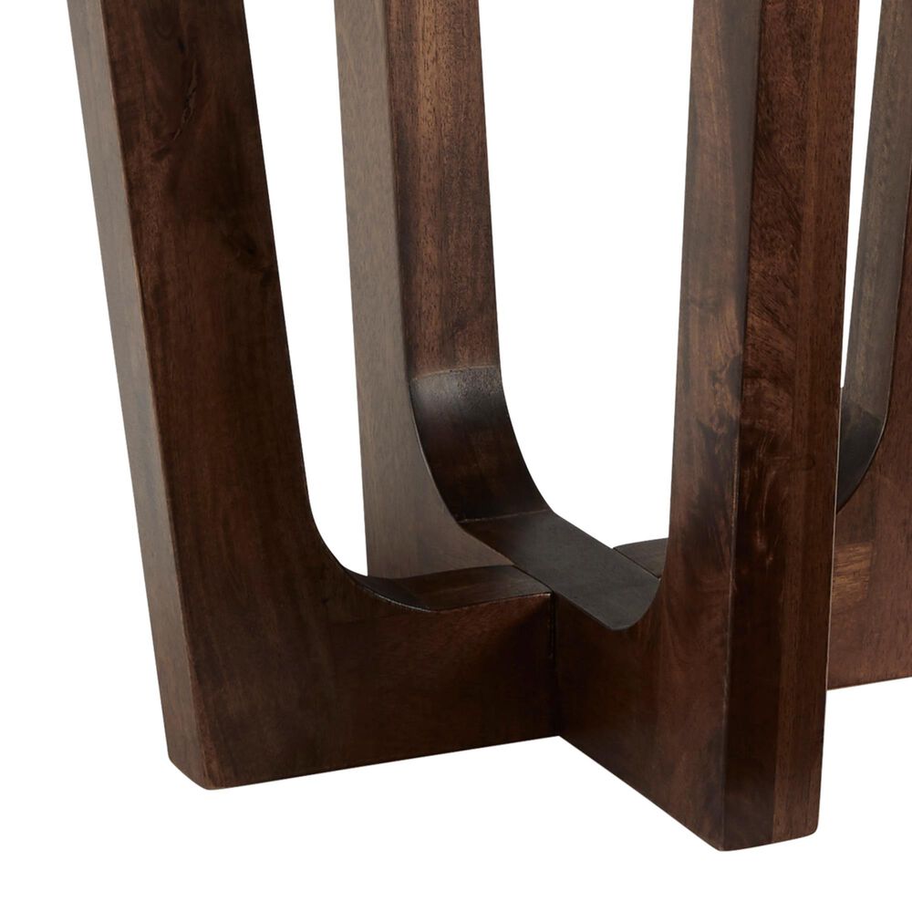 Ashley Tanidore Round End Table in Warm Brown, , large