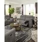 Ashley Next-Gen DuraPella Power Reclining Sofa with Power Headrest in Slate, , large
