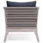 Hearth and Haven Santiago Outdoor Conversation Chair in Slate Grey, , large