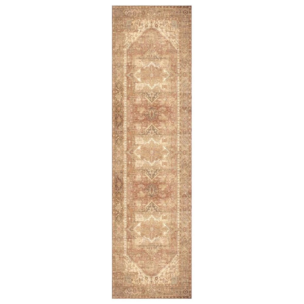 Nourison Vintage Washables Gold 2" x 6" Runner, , large