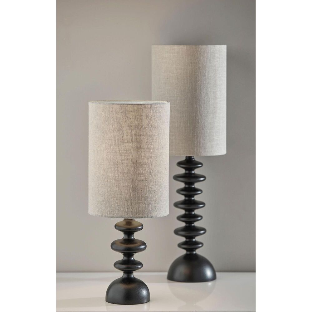 Adesso Beatrice Table Lamp in Matte Black, , large