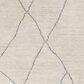 Surya Nalan 6" x 9" Off-White, Charcoal and Black Area Rug, , large