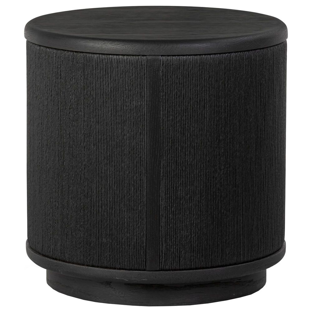 Four Hands Rosenell End Table in Black Oak, , large
