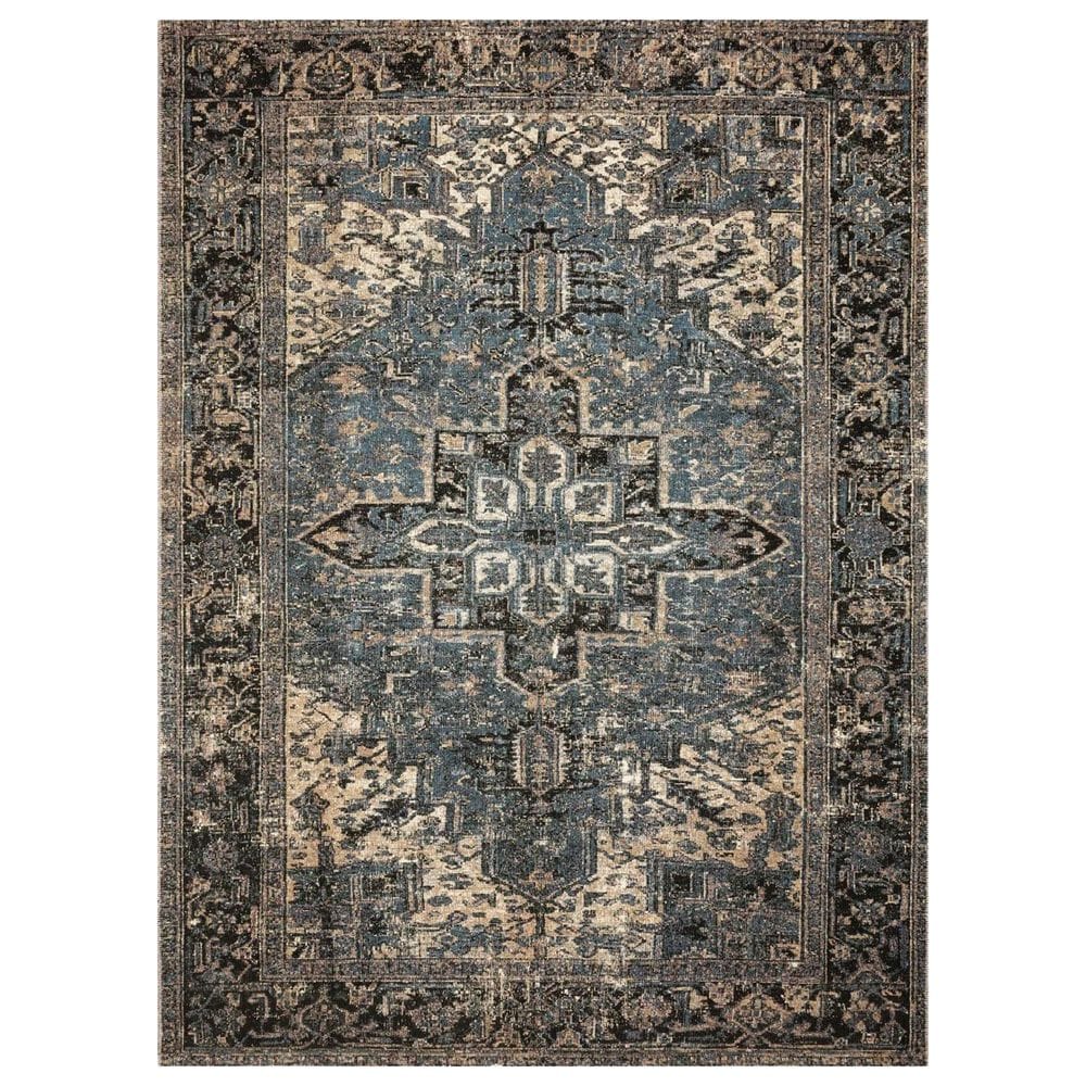 Loloi Sebastian SEB-02 7"10" x 11"2" Ocean and Midnight Area Rug, , large
