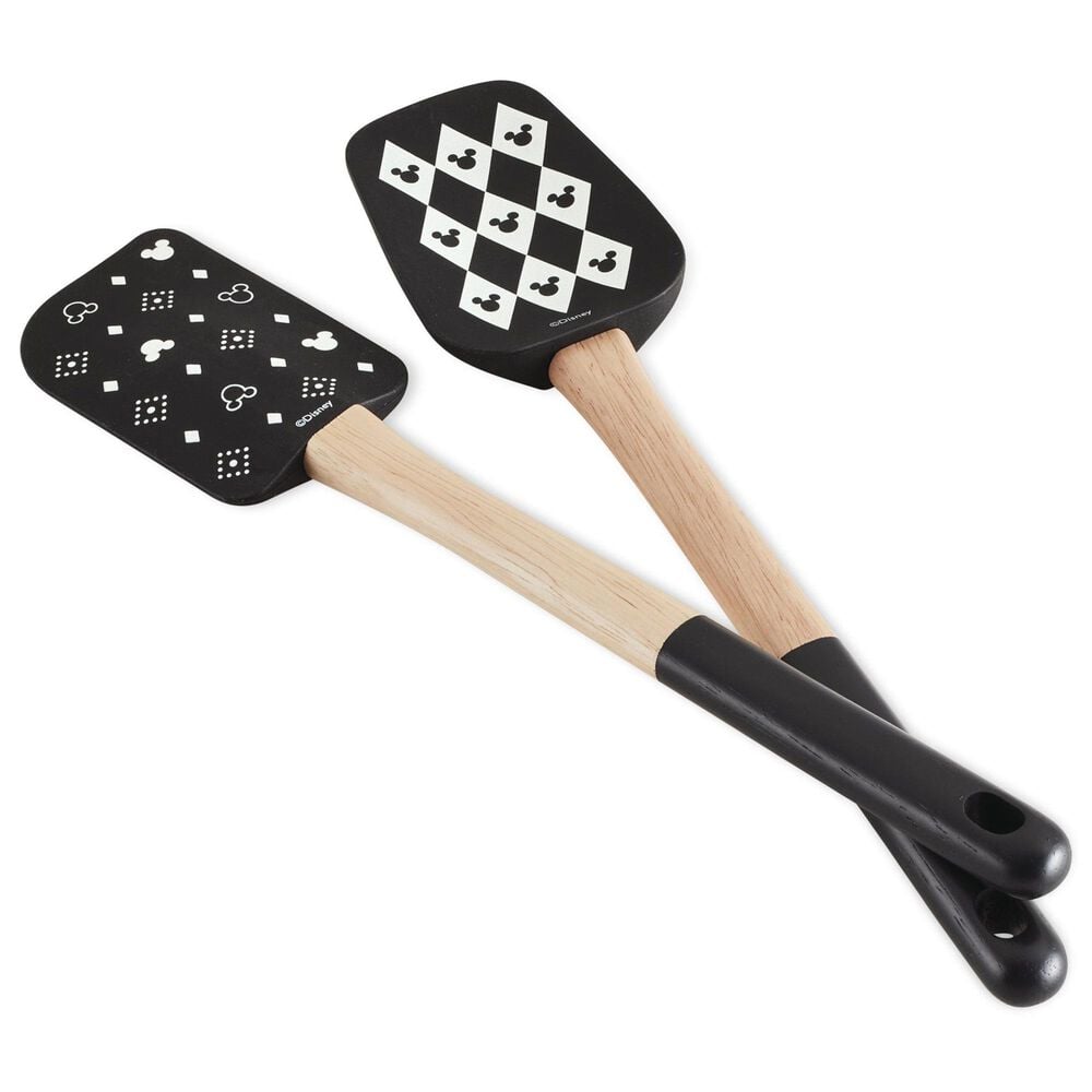 Meyer Monochrome 2-Piece Spatula and Spoonula Set in Black and White, , large