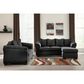 Ashley Darcy Stationary Loveseat in Black, , large
