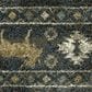 Oriental Weavers Venice 2"3" x 7"6" Blue and Gold Runner, , large
