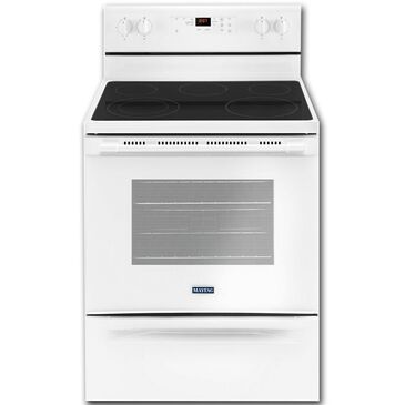 Maytag 30" Electric Range in White, , large