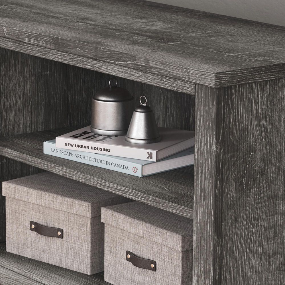 Ashley Arlenbry 48&quot; Corner TV Stand in Weathered Oak, , large