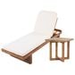 Hearth and Haven 2-Piece Outdoor Chaise Lounge Set in Cream, , large