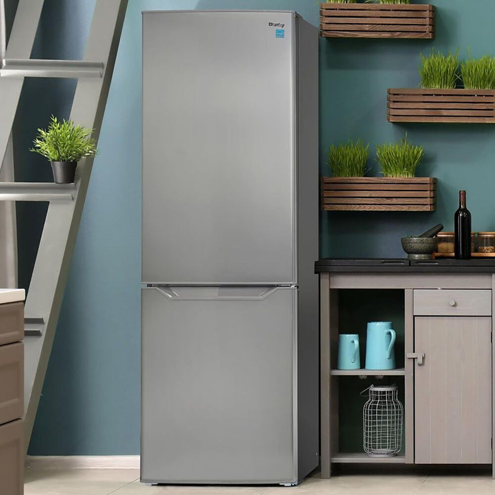 Danby 10.3 Cu. Ft. Apartment Size Bottom Mount Refrigerator in Stainless Steel, , large