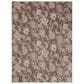 Nourison Garden Oasis Floral Mocha 9" x 12" Indoor/Outdoor Area Rug, , large