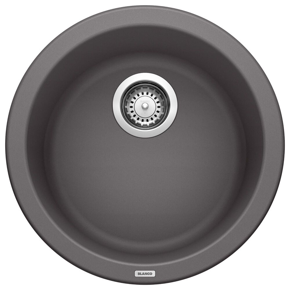Blanco Rondo 18" Dual Mount Bar Sink in Cinder, , large