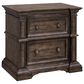 Chapel Hill Queen Bed and Two Nightstands in Brown, , large