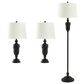 Flair Industries 3-Piece Lamp Set in Bronze, , large