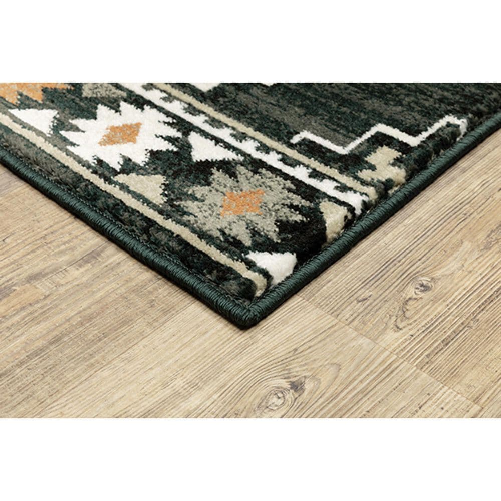Oriental Weavers Georgia Southwest 605F0 9&#39;10&quot; x 12&#39;10&quot; Charcoal Area Rug, , large