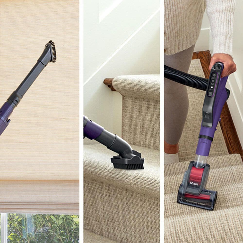 Shark DuoClean Detect Technology Upright Vacuum in Eggplant, , large