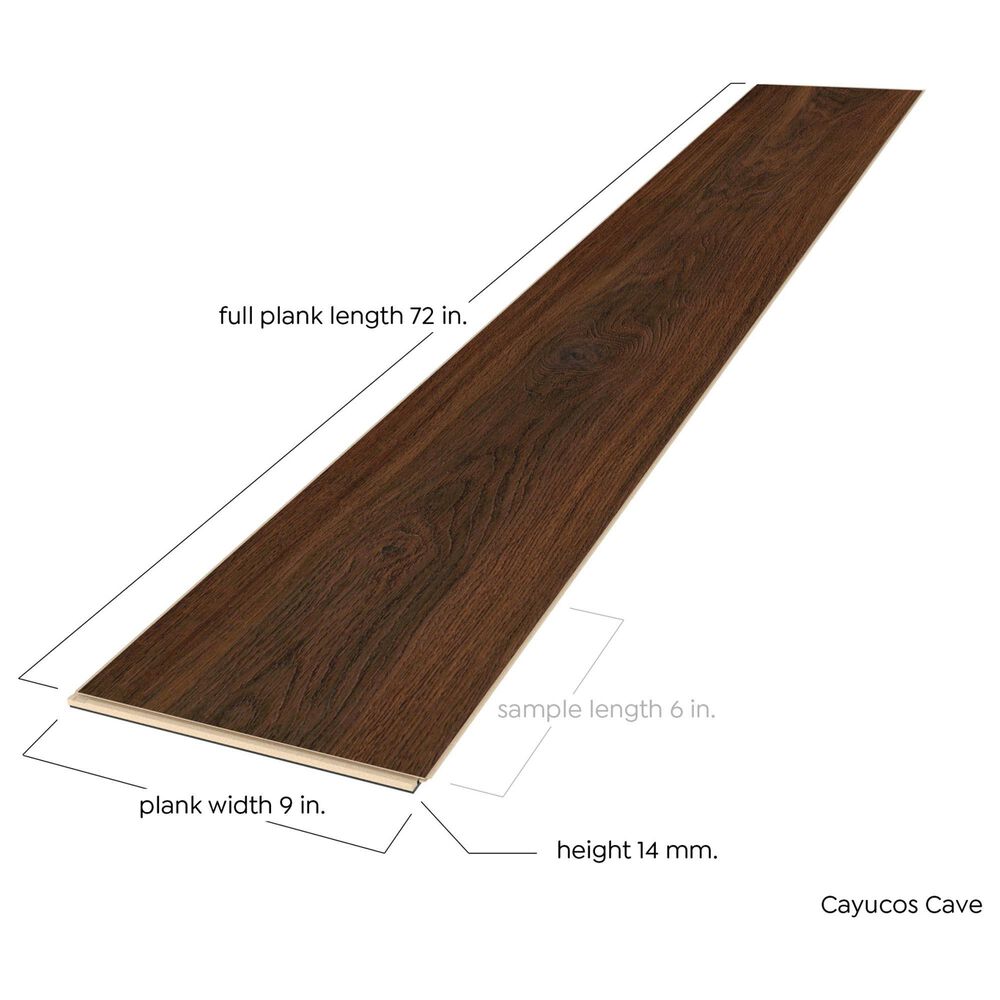 Cali Flooring Longboard Icons Cayucos Cave 9" x 72" Luxury Vinyl Plank, , large