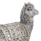 Maple and Jade Eclectic Resin Llama Sculpture in Silver (Set of 2), , large