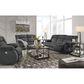 Ashley Burkner Power Rocker Recliner in Marine Velvet, , large