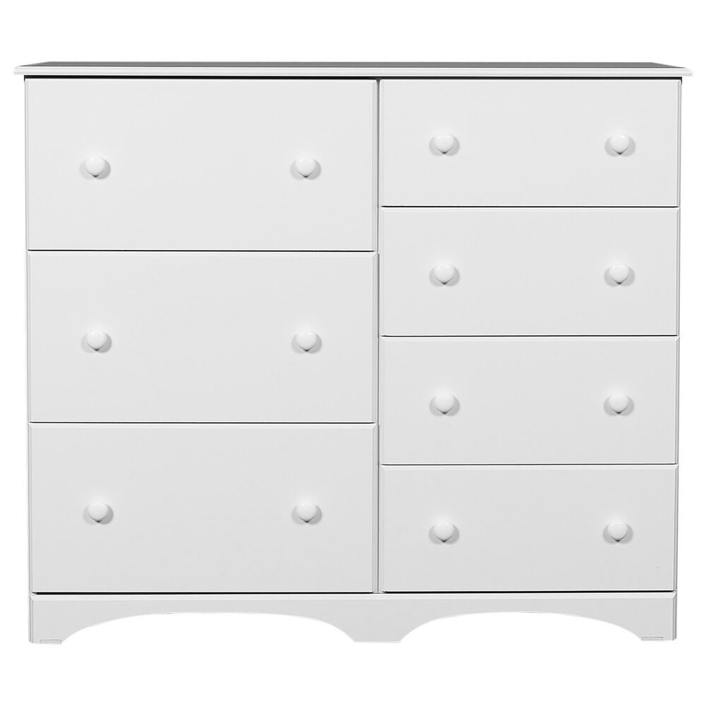 Lemoore Essential 14000 7 Drawer Chest in White, , large