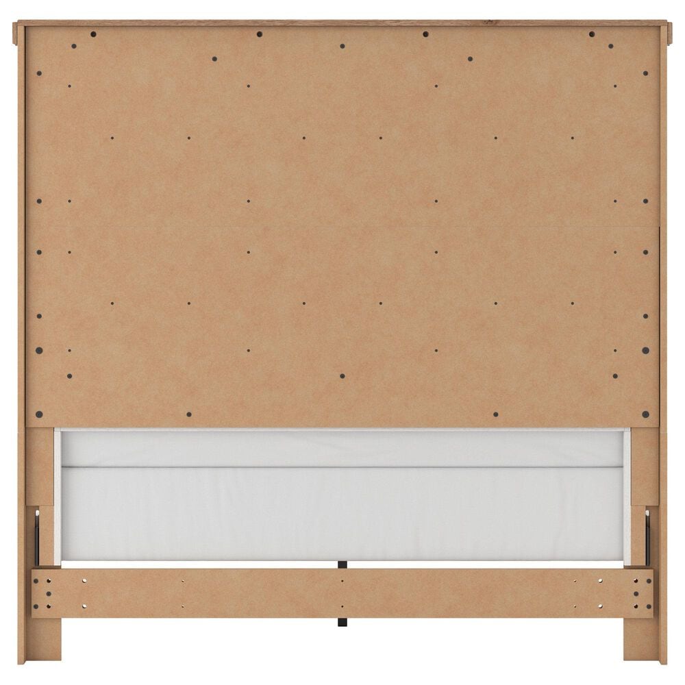 Ashley Savonport Queen Storage Panel Bed in White and Brown, , large