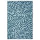 Dalyn Rug Company Sedona Floral 10" x 14" Denim Indoor/Outdoor Area Performance Rug, , large