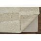 Feizy Ashby Geometric 3"6" x 5"6" Ivory and Beige Area Rug, , large