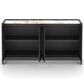 Declan Dining 4-Door Buffet in Cognac Peppercorn Washed and Shell, , large