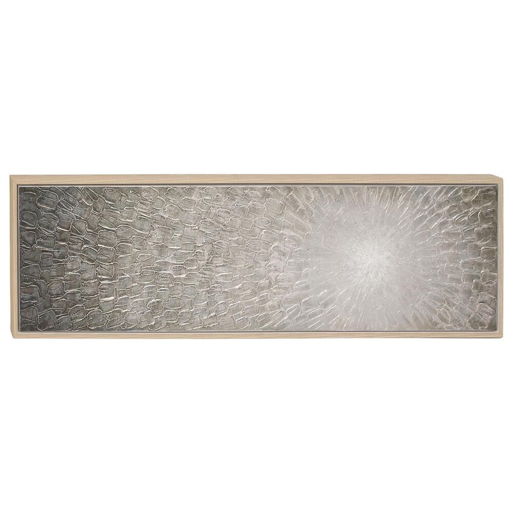 Maple and Jade 20&quot; x 71&quot; Abstract Framed Wall Art in Light Brown, , large